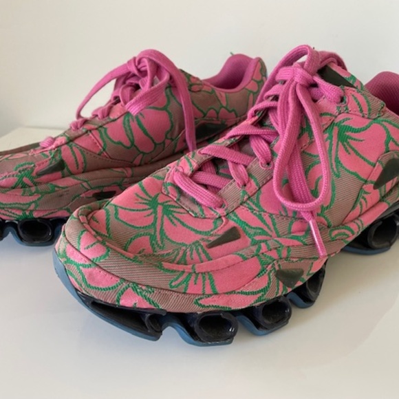 Adidas x Raf Simons Bounce Pink Sneaker - Picture 3 of 9
